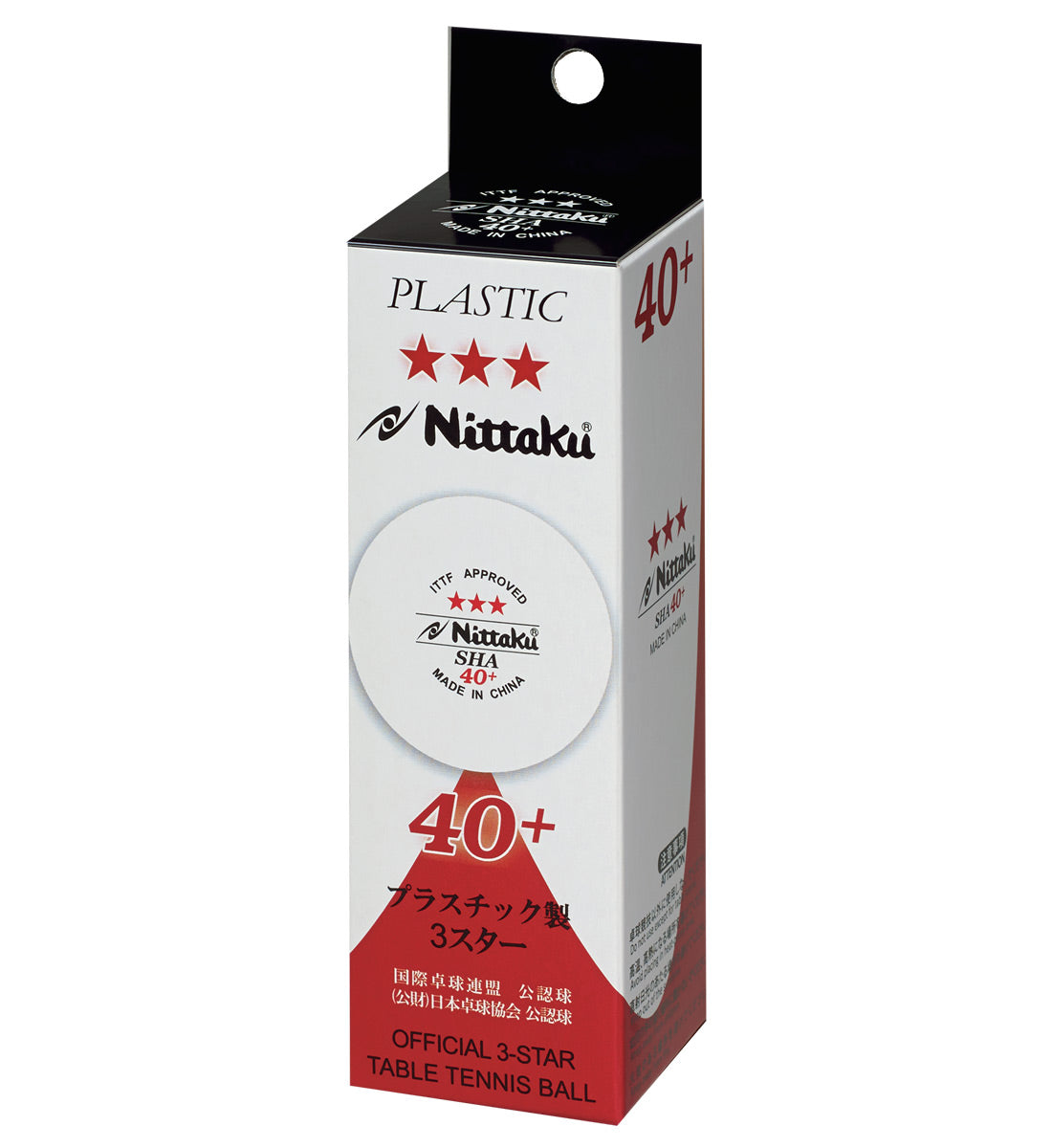 Nittaku 3-Star SHA 40+ Ball