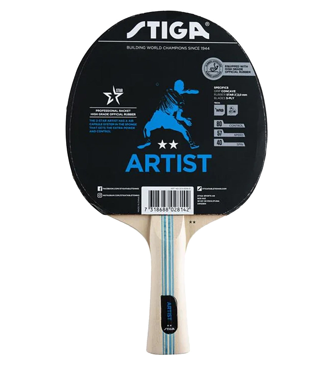 Stiga Artist 2-Star Paddle