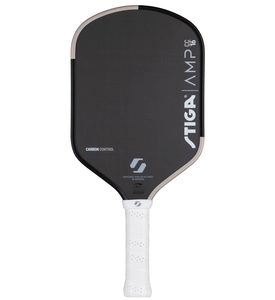 Stiga AMP 16 Carbon Control Hybrid Pickleball Paddle - front