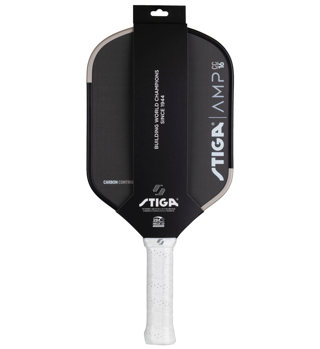 Stiga AMP 16 Carbon Control Hybrid Pickleball Paddle - package